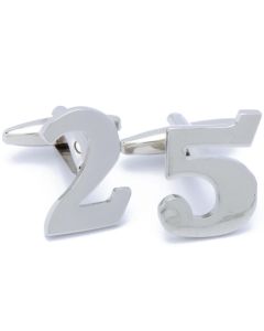 A4-1024 Manchetknopen - Cijfer Nummer 25 Vijfentwintig 1.jpg