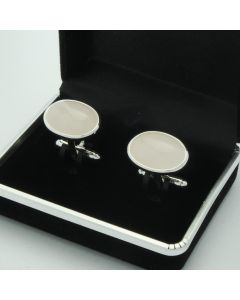 E1-1006 Manchetknopen - Edelsteen Ovaal Rozenkwarts 1.jpg