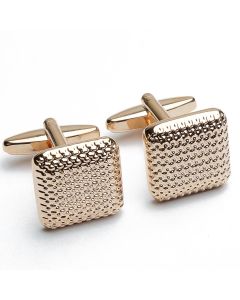 KG-1002 Manchetknopen - Rose Goud Vierkant Effen Kleur 1.jpg