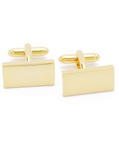 KG-1017 Manchetknopen - Goud Rechthoekig Effen 1.jpg