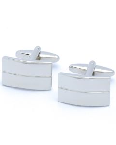 KS-1094 Manchetknopen - Rechthoekig met Horizontale Groef 1.jpg