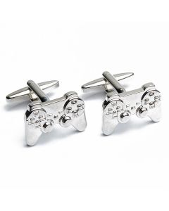 N-1015 Manchetknopen - Playstation Controller Console Zilver 1.jpg