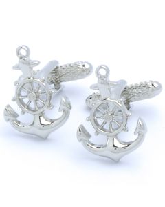 N-1137 Manchetknopen - Anker met Roer Gedetailleerd 1.jpg