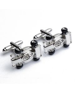 N-1140 Manchetknopen - Formule 1 Racewagen Zilver 1.jpg