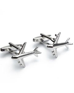 N-1154 Manchetknopen - Lijnvliegtuig met 4 Motoren 1.jpg