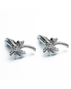 N-1168 Manchetknopen - Palmboom Kokosnoot Boom 1.jpg