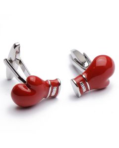 N-1231 Manchetknopen - Bokshandschoenen Rood Boksen Vechtsport 1.jpg