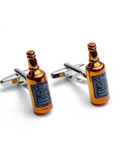 N-1273 Manchetknopen - Whiskey Drank Flessen 1.jpg