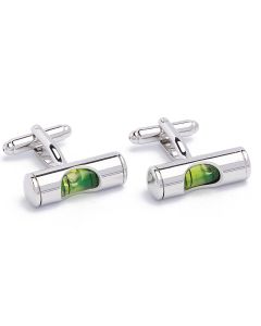 N-1342 Manchetknopen - Waterpas Bouwen Bouw Meten 1.jpg