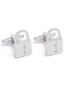 N-1345 Manchetknopen - Hangsloten Hangslot Zilver 1.jpg