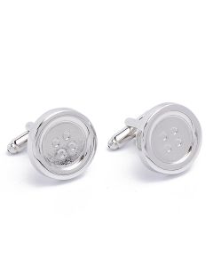 N-1349 Manchetknopen - Knoop Zilveren Knoop 1.jpg