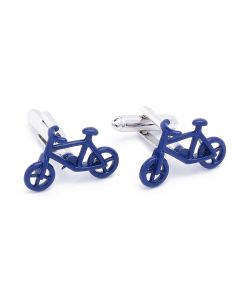 N-1358 Manchetknopen - Fiets Fietsen Blauw 1.jpg