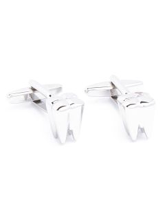 N-1424 Manchetknopen - Kiezen Tanden Zilverkleurig 1.jpg