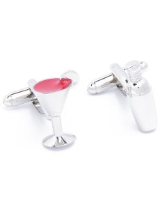 N-1447 Manchetknopen - Cocktailshaker en Cocktailglas Cocktails 1.jpg