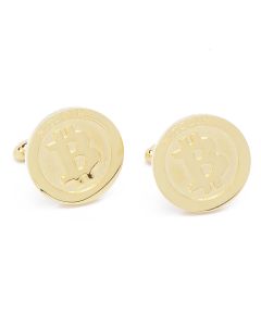 N-1485 Manchetknopen - Bitcoin BTC Rond Goud 1.jpg