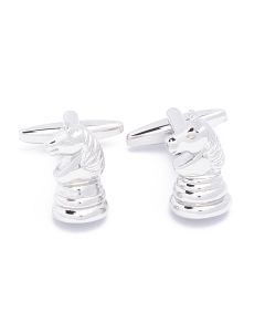 N-1490 Manchetknopen - Schaken Schaakstukken Paard 1.jpg