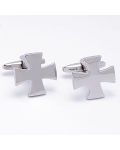 N-1504 Manchetknopen - Klassiek Zilveren Kruis 1.jpg