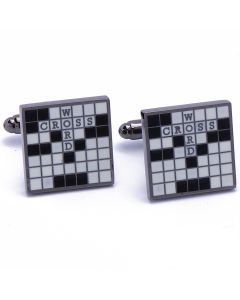 N-1547 Manchetknopen - Kruiswoord Puzzel Wit Zwart 1.jpg