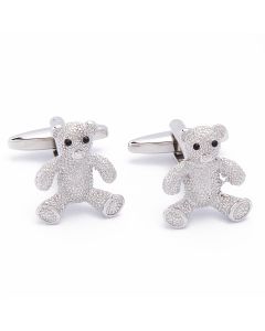 N-1602 Manchetknopen - Beer Teddybeer Knuffelbeer Knuffel 1.jpg