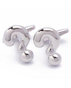 N-1681 Manchetknopen - Vraagteken Tekst Zilver 1.jpg