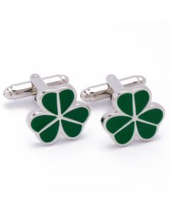 N-1682 Manchetknopen - Bladeren Groene Blaadjes 1.jpg