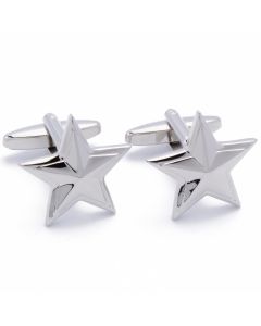 N-1696 Manchetknopen - Ster Zilver 1.jpg