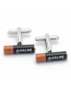 N-1775 Manchetknopen - Batterij Alkaline Bruin Zwart 1.jpg