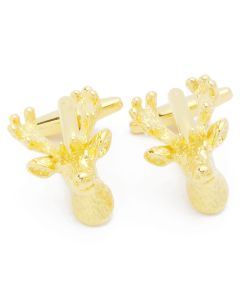 N-1789 Manchetknopen - Hert Gewei Goud 1.jpg