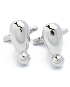 N-1813 Manchetknopen - Uitroepteken Tekst Zilver 1.jpg