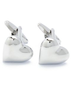 N-1814 Manchetknopen - Hart Hartjes Zilverkleurig 1.jpg