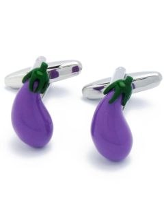 N-1819 Manchetknopen - Aubergine Groente Paars 1.jpg