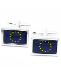 N-1828 Manchetknopen - Europese Vlag Europa Blauw 1.jpg