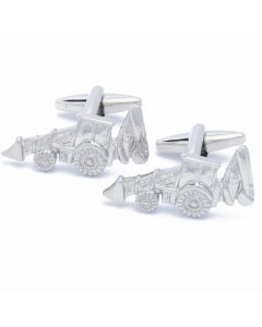 N-1845 Manchetknopen - Graafmachine Tracktor Zilverkleurig 1.jpg