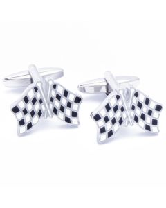 N-1876 Manchetknopen - Finish Vlaggen Racevlaggen 1.jpg