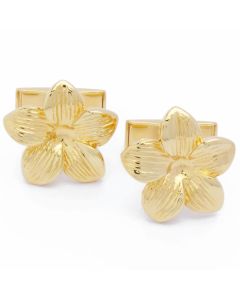 N-1891 Manchetknopen - Bloem met Vijf Gouden Bladeren 1.jpg
