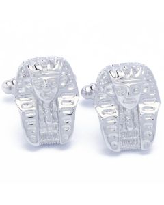 N-1918 Manchetknopen - Farao Egypte Zilverkleurig 1.jpg