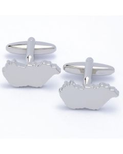 N-1994 Manchetknopen - Hongarije Kaart Outline 1.jpg