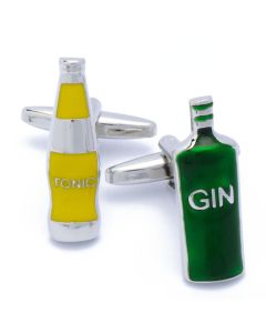 N-2033 Manchetknopen - Gin en Tonic Groen en Geel 1.jpg