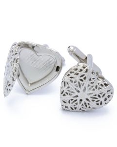 N-2121 Manchetknopen - Hart met Verwisselbare Foto Patroon 1.jpg