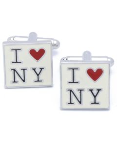 N-2136 Manchetknopen - I Love New York Rood met Wit 1.jpg
