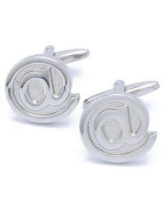 N-2138 Manchetknopen - Apenstaartje at ICT Zilverkleurig 1.jpg