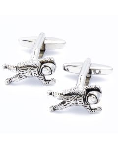 N-2166 Manchetknopen - Astronaut Ruimte Zilverkleurig 1.jpg