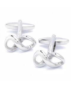 N-2174 Manchetknopen - Infinity Lemniscaat Zilverkleurig 1.jpg