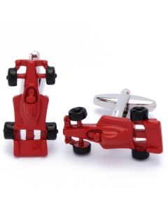 N-2200 Manchetknopen - Raceauto Formule 1 Rood en Zwart 1.jpg
