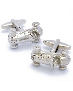 N-2210 Manchetknopen - Raceauto Circuit Zilverkleurig 1.jpg