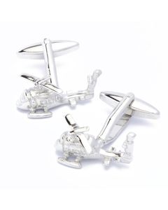 N-2268 Manchetknopen - Helikopters Zilverkleurig 1.jpg