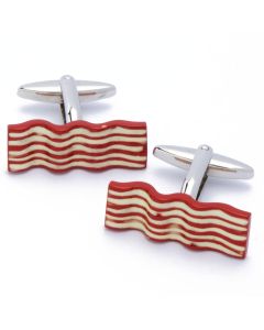 N-2345 Manchetknopen - Spek Bacon Rood en Wit 1.jpg
