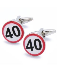 N-2403 Manchetknopen - 40 Jaar Jubileum Feest Verjaardag 1.jpg