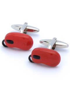 N-2556 Manchetknopen - Computermuis Rood Rode Muis 1.jpg