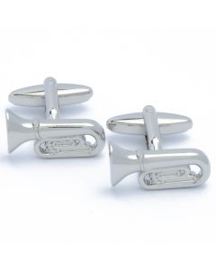 N-2625 Manchetknopen - Tuba Zilverkleurig 1.jpg